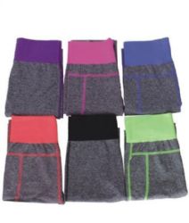 36 Pieces Yoga Pants In Assorted Colors - Womens Active Wear