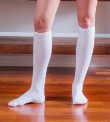 Yacht & Smith Womens Knee High Socks, Solid White 90% Cotton Size 9-11