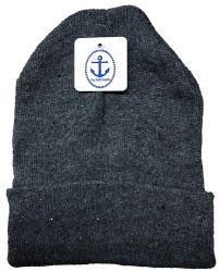 12 of Yacht & Smith Unisex Assorted Dark Colors Adult Winter Beanies