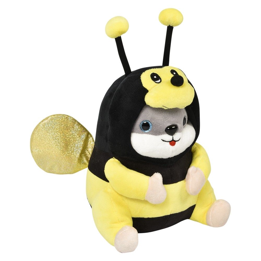 36 pieces 8.5" Dressed Hamster Bee - Plush Toys