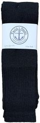 48 Pairs Yacht & Smith King Size Men's 31 Inch Cotton Terry Cushioned Athletic Black Tube SockS- Size 13-16 - Big And Tall Mens Tube Socks