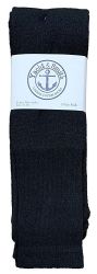 12 of Yacht & Smith Men's Cotton 31 Inch Terry Cushioned Athletic Black Tube Socks Size 13-16