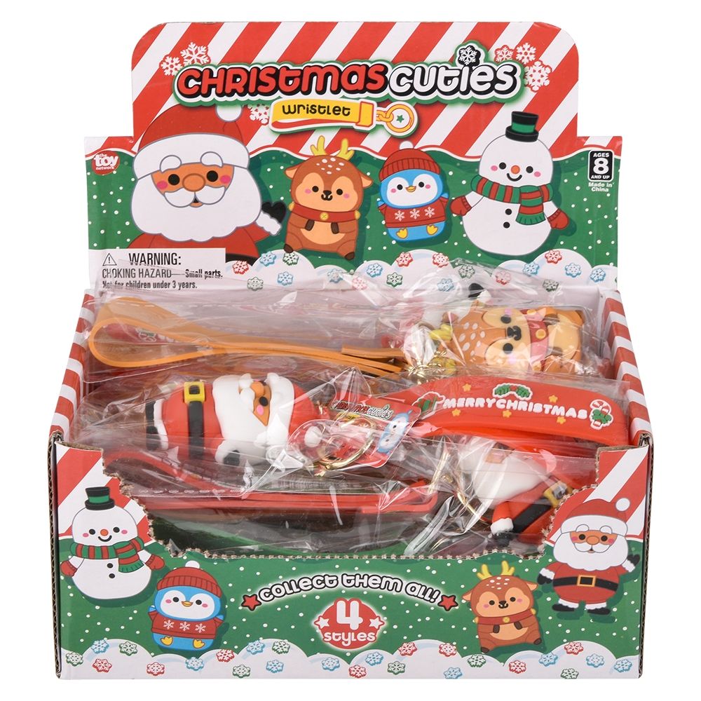 144 of 2-inch Christmas Wristlet Clip Ons