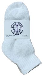 360 Pairs Yacht & Smith Kid's Cotton Sock Set Assorted Styles, Crew, Ankle And Tube White - Sock Care Sets