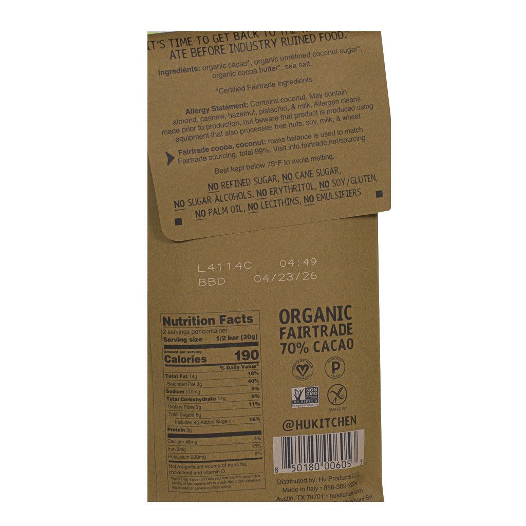 18 Pieces of Hu Salty Dark Chocolate Bar