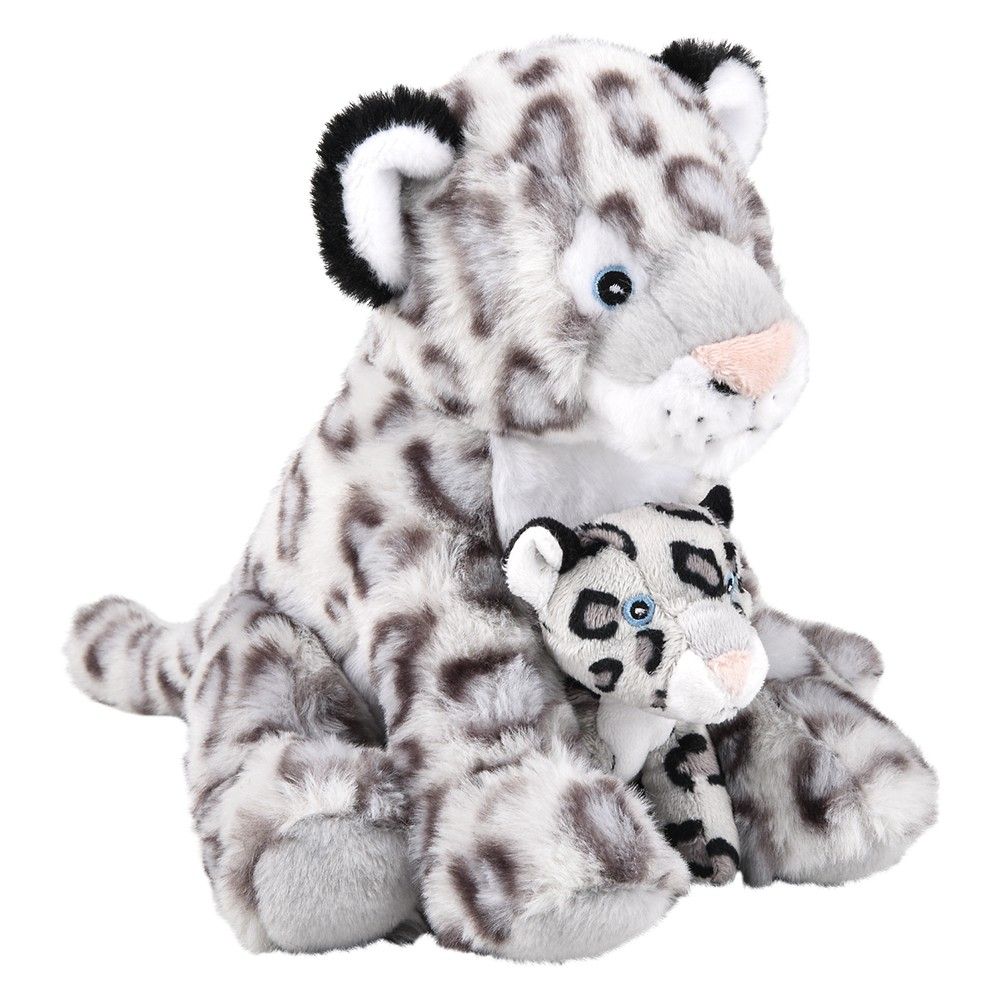 12 pieces 9.5" Eco Birth Of Life Snow Leopard - Plush Toys