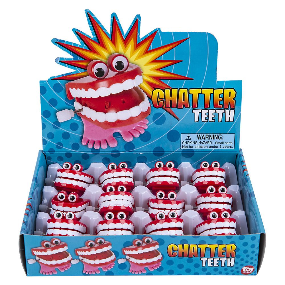 576 pieces 1.75" Chatter Teeth With Eyes - Store