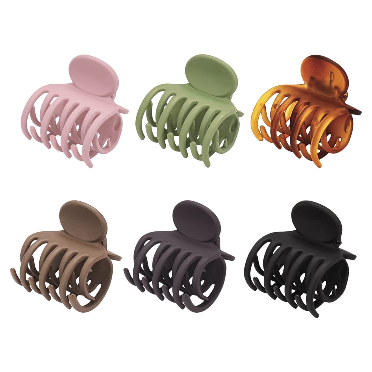 24 pieces 12-Piece Mini Claw Hair Clip Set - Hair Accessories