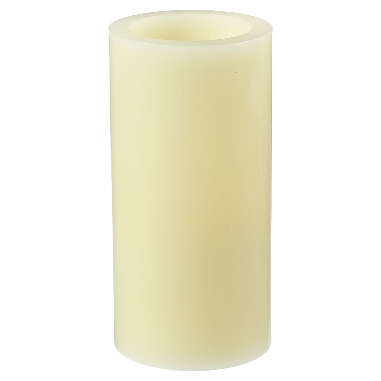 24 pieces Flameless Wax Pillar Candle - Ivory - Candles & Accessories