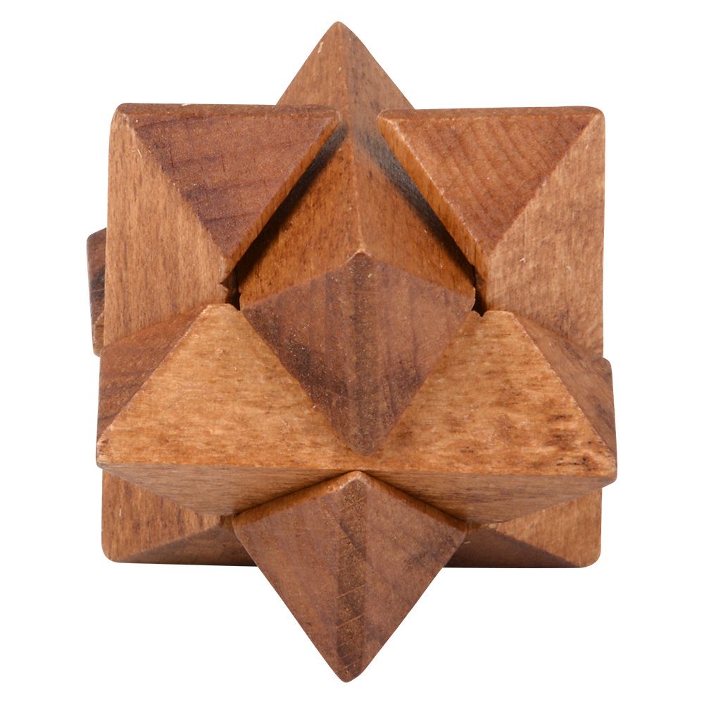 144 pieces 1.75" Wooden Brain Teasers - Store