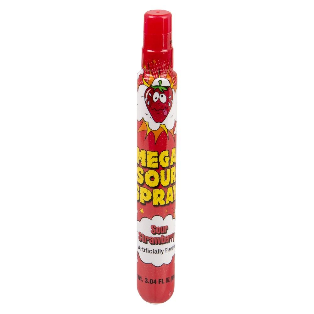 96 pieces Mega Sour Spray 3oz 16ct - Food & Beverage