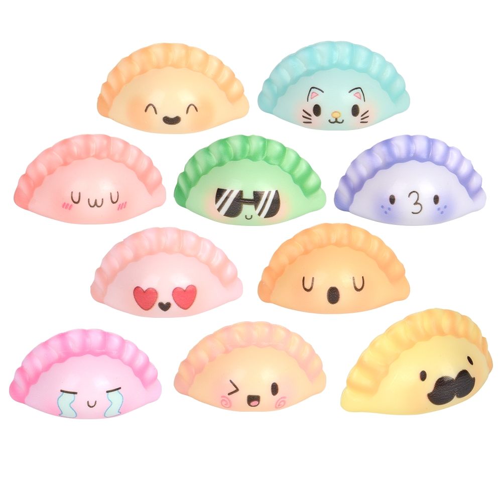 600 pieces 2" Micro Squish Gyoza - Slime & Squishees