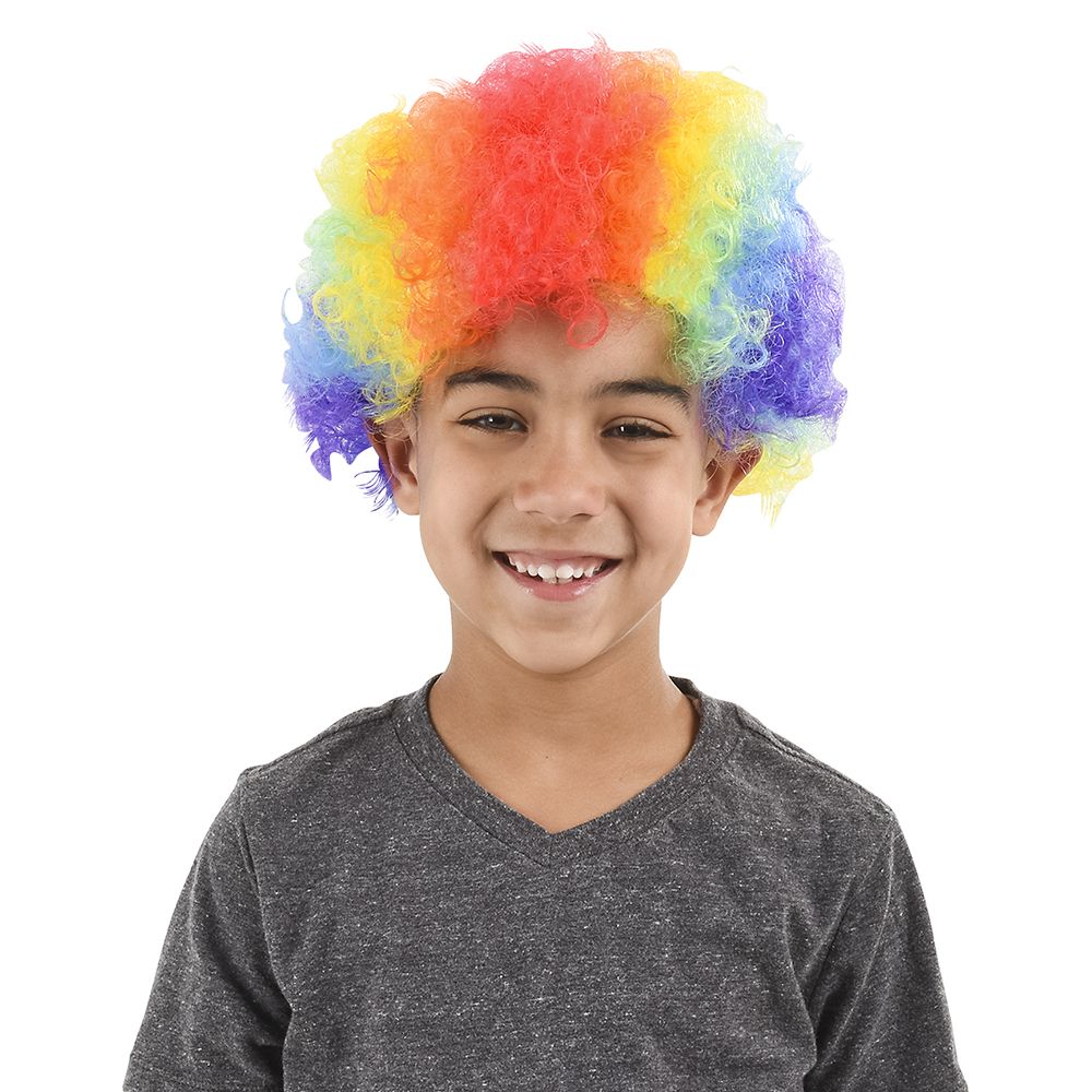 72 pieces Rainbow Clown Wig - Store