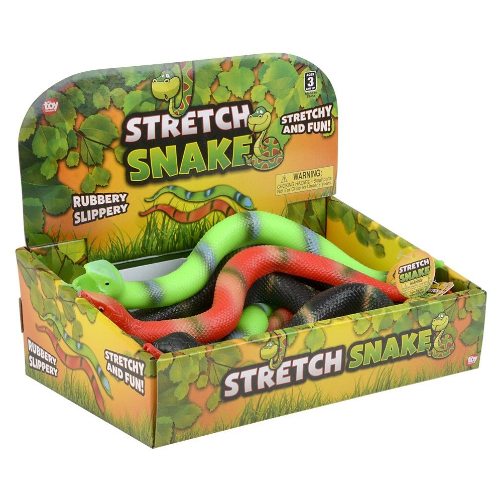 144 pieces 15" Stretchy Snake - Animal & Reptiles