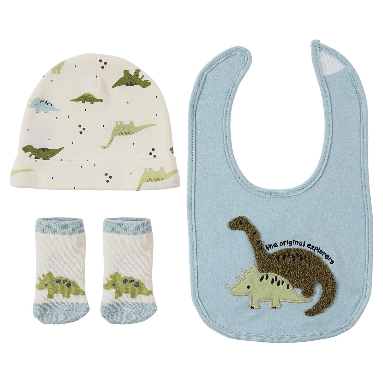 12 pieces 5-Piece Baby Box Set - Dinosaur Explorer - Baby Apparel