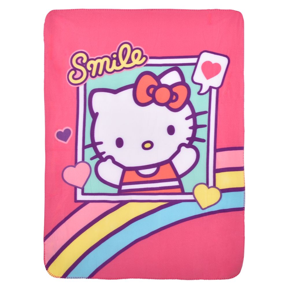 36 Wholesale Hello Kitty 45x40'' Fleece Throw Blanket