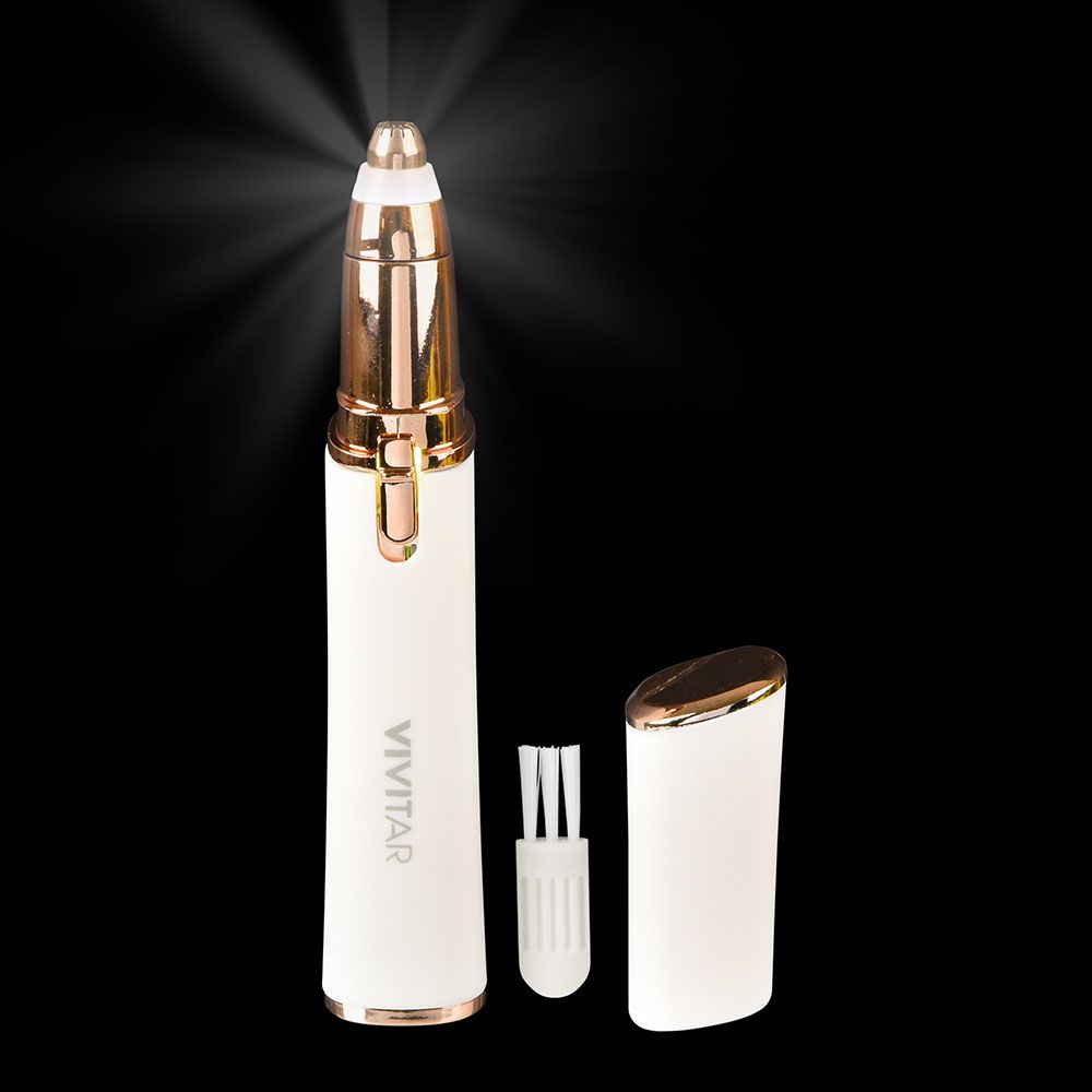 6 pieces Vivitar Precision Eyebrow Hair Remover W/led - Shaving Razors