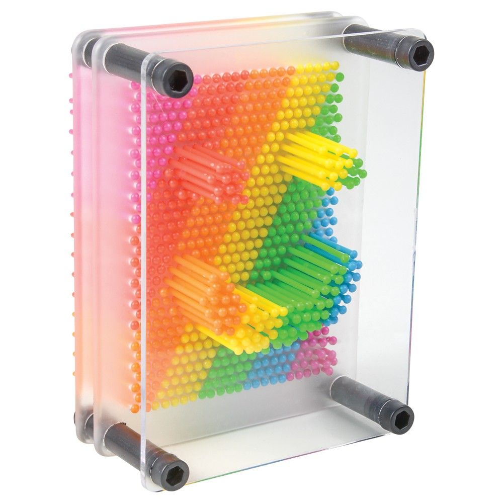 24 pieces Rainbow Pin Art 5"x3.75" - Store