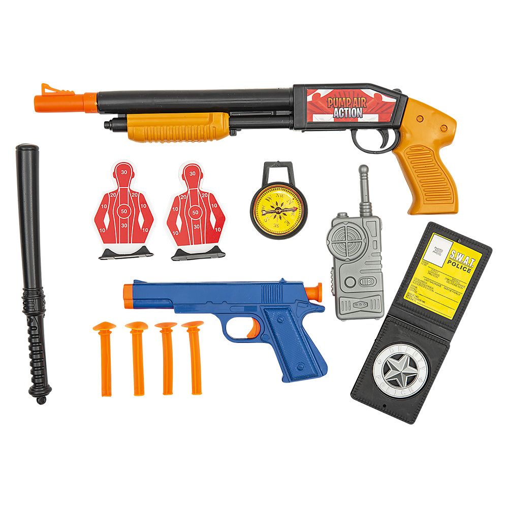 36 pieces Police Action Force Dart Set 8pcs - Darts & Archery Sets