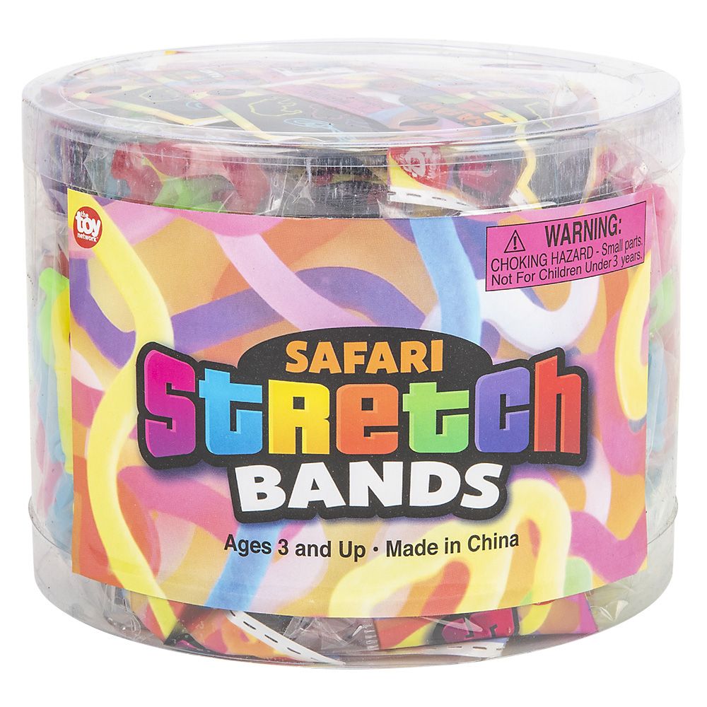 288 pieces Safari Stretch Bands - Rubber Bands