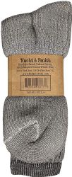 12 of Yacht & Smith Men's Merino Wool Thermal Socks Heather Grey Size 10-13