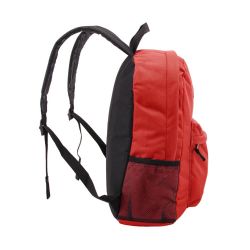 24 Pieces 18" Classic Red Backpacks With Side Mesh Water Bottle Pocket - Backpacks 18" or Larger