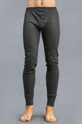 12 Pieces Men's Thermal Top And Bottom Set Color Charcoal Size S - Mens Thermals