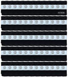 72 Wholesale Yacht & Smith Wholesale Kids Tube Socks,with Free Shipping Size 4-6 (black)