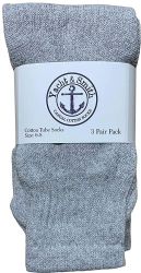 240 Wholesale Yacht & Smith Wholesale Kids Tube Socks, With Free Shipping Size 6-8(6-8 Gray)