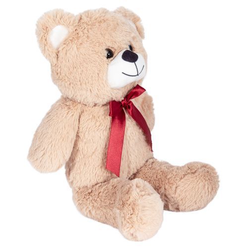 12 pieces of 13" Plush Tan Bear With Bow
