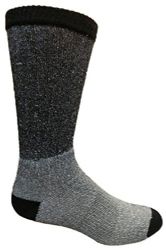 6 Pairs Yacht & Smith Men's, Cotton Athletic Sports Casual Sock Gray W/ Colored Top - Mens Crew Socks