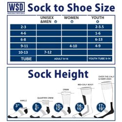 Yacht & Smith Men's Cotton 28 Inch Tube Socks, Referee Style, Size 10-13 Solid Gray