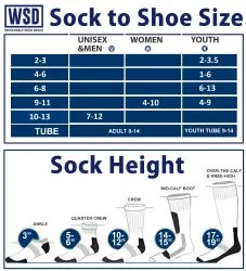 Yacht & Smith Kid's Cotton White Terry Cushioned Crew Socks