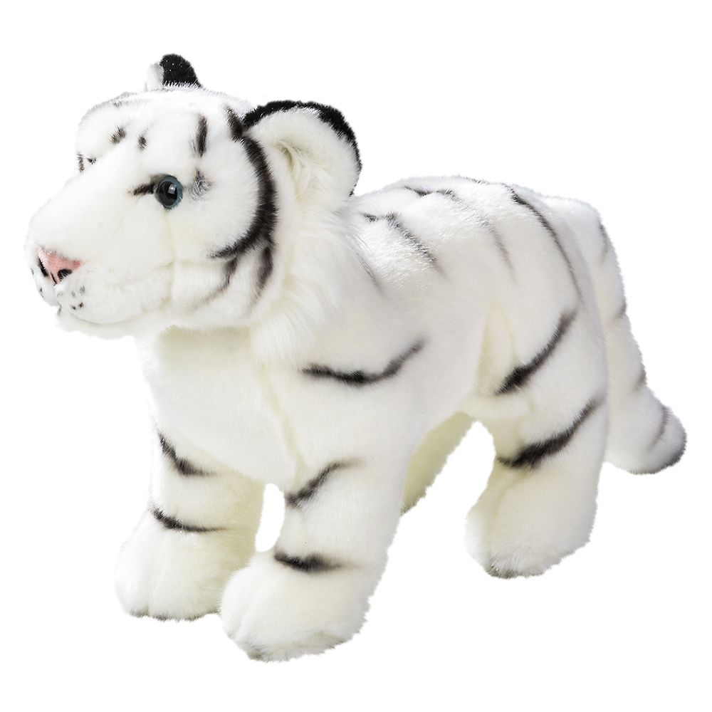 12 pieces 12" Heirloom Standing White Tiger - Plush Toys