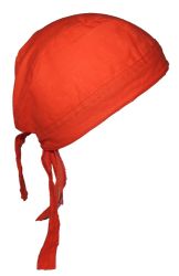 240 Pieces Orange Food Service Medical Skull Cap Head Wrap DO-Rag Chef Cook Medical Field - PPE Gowns