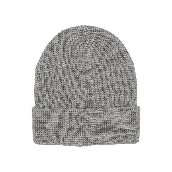 24 pieces Waffle Knit Cuff Beanie HEATHER_GREY - Winter Beanie Hats