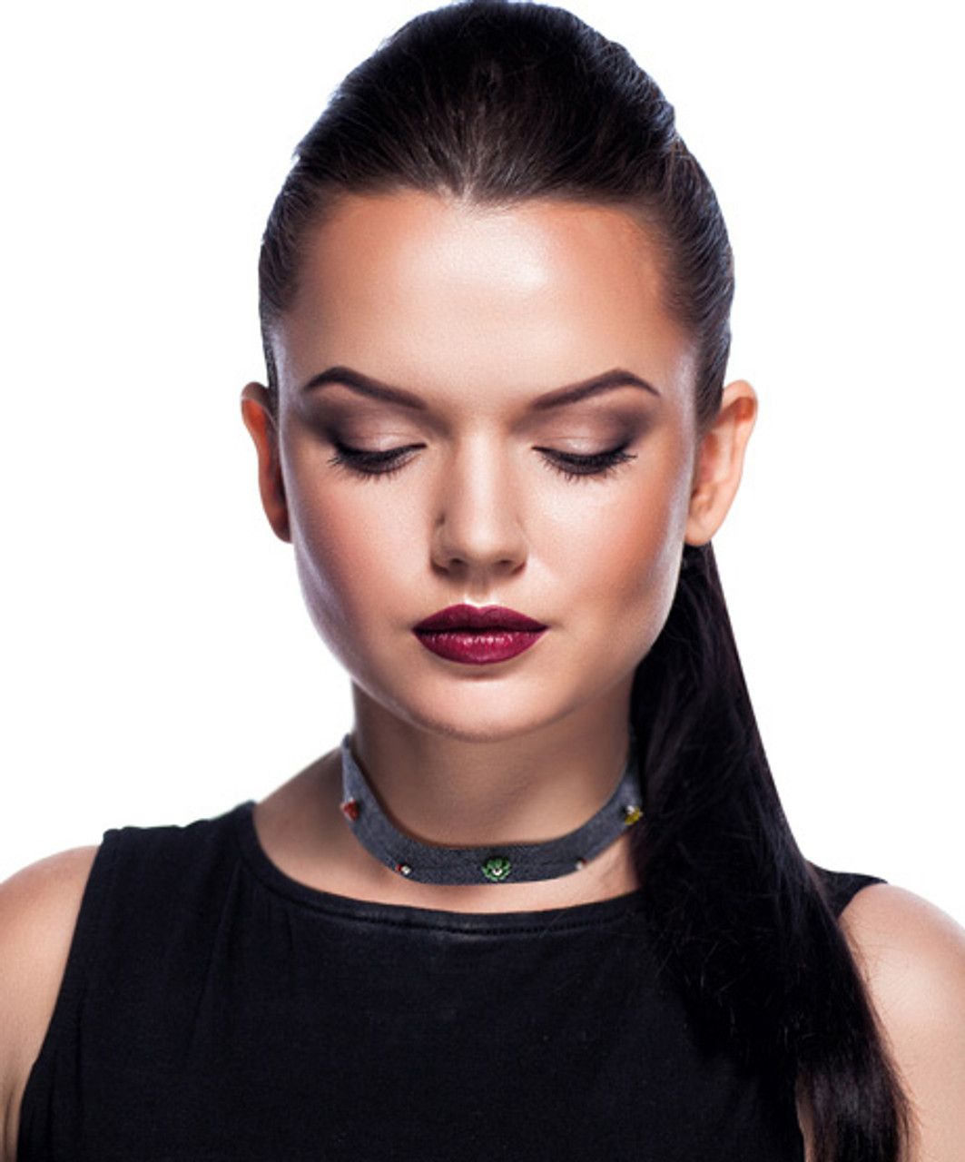 60 Wholesale Denim Necklace