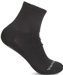 Yacht & Smith Men's Diabetic Black Non Slip Socks Size 13-16