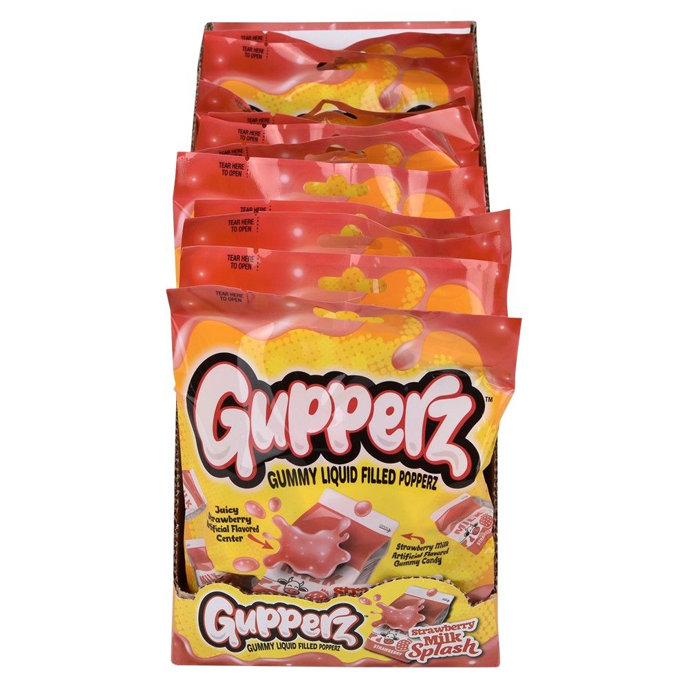 48 pieces Gupperz Strawberry Milk Splash 2.54oz 12ct - Food & Beverage