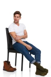 120 Pairs Yacht & Smith Men's Army Socks, Military Grade Socks Size 10-13 Bulk Buy - Men's Socks For Donation