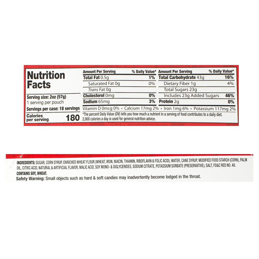 72 Wholesale Wiley Wallaby Classic Red Minis Licorice Bites - 2 oz.