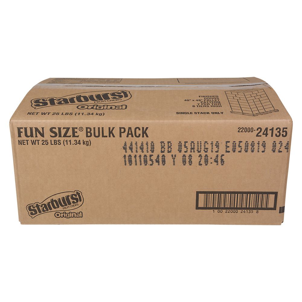 1135 pieces Starburst Fun Size Original 1135 Pc/cs - Food & Beverage