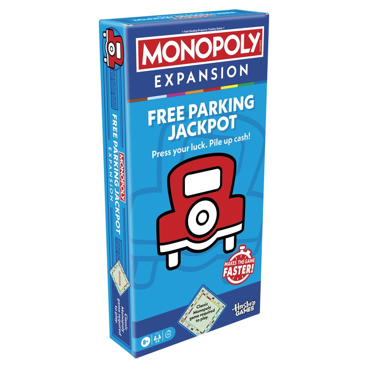 12 pieces Monopoly Free Parking Jackpot Expansion Game - Card Games