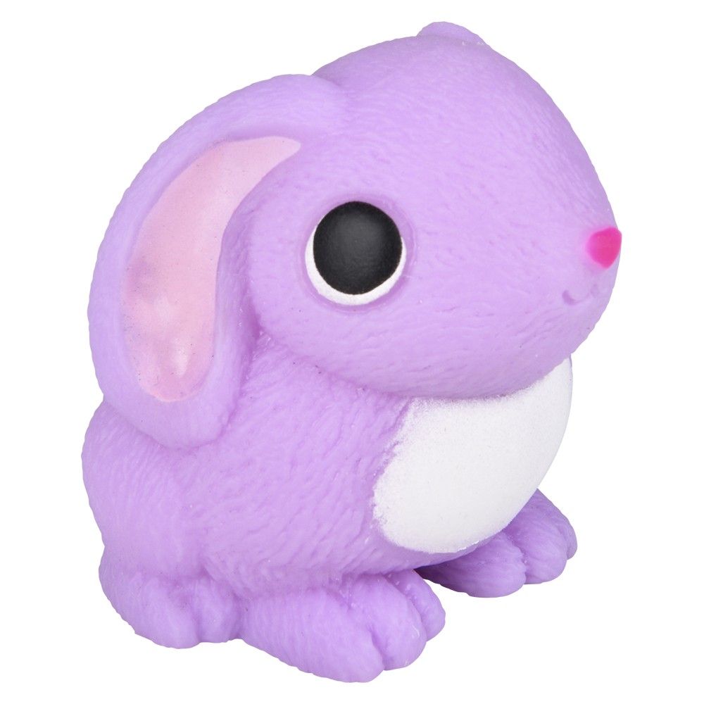 96 pieces Squish And Stretch Easter Bunny 3.25 Inch - Slime & Squishees