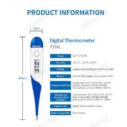 50 Wholesale Genial Digital Oral Thermometer Blue