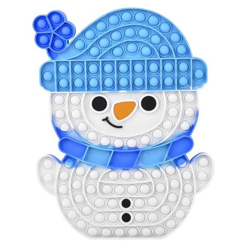 24 pieces Snowman Mega Bubble Popper 13' - Fidget Spinners