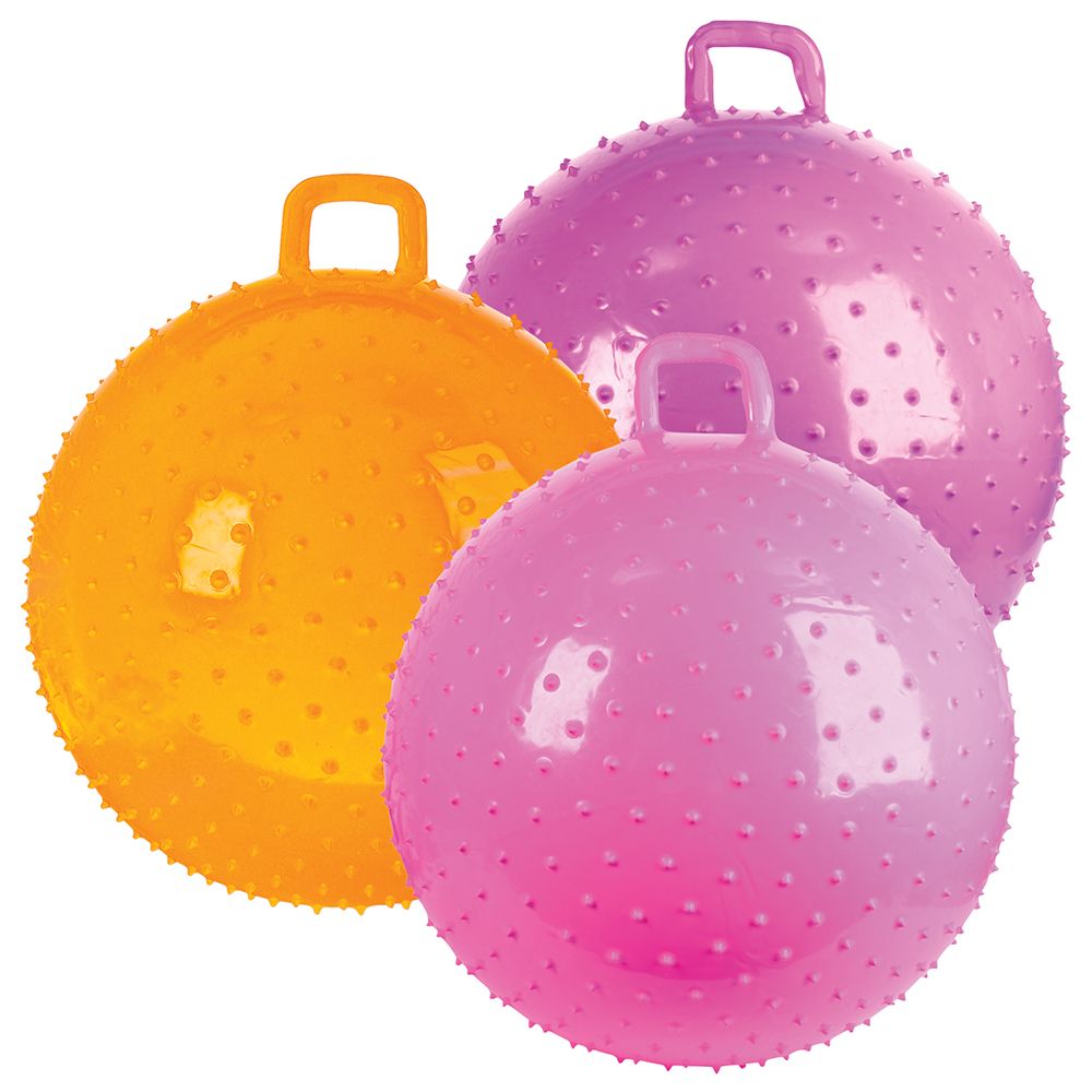 10 pieces 36 inch Knobby Ball W/handle (10/cs) - Balls