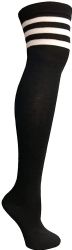 6 Wholesale Yacht & Smith Womens Over The Knee Socks, Assorted Soft, Referee Thigh High Socks