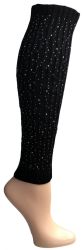 12 Pairs Yacht & Smith Women's Leg Warmers, Warm Winter Soft Acrylic Assorted Colors Sparkle Studs - Womens Leg Warmers