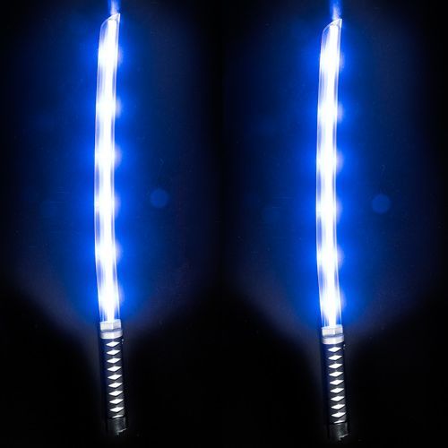 48 Wholesale Light Up Led Double Sided Ninja Sword With Sound